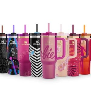 Limited edition Barbie X Stanley 40 oz tumblers COMPLETE SET of 8